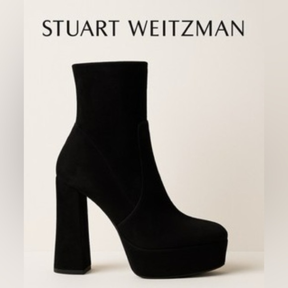 NWT Stuart Weitzman Skyhigh Suede Boots